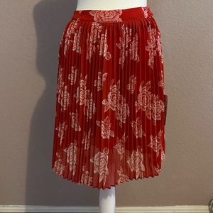 modcloth perfectly posh pleated mini skirt